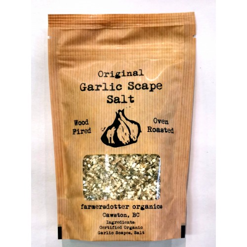 Organic Garlic Scape Sea Salt 